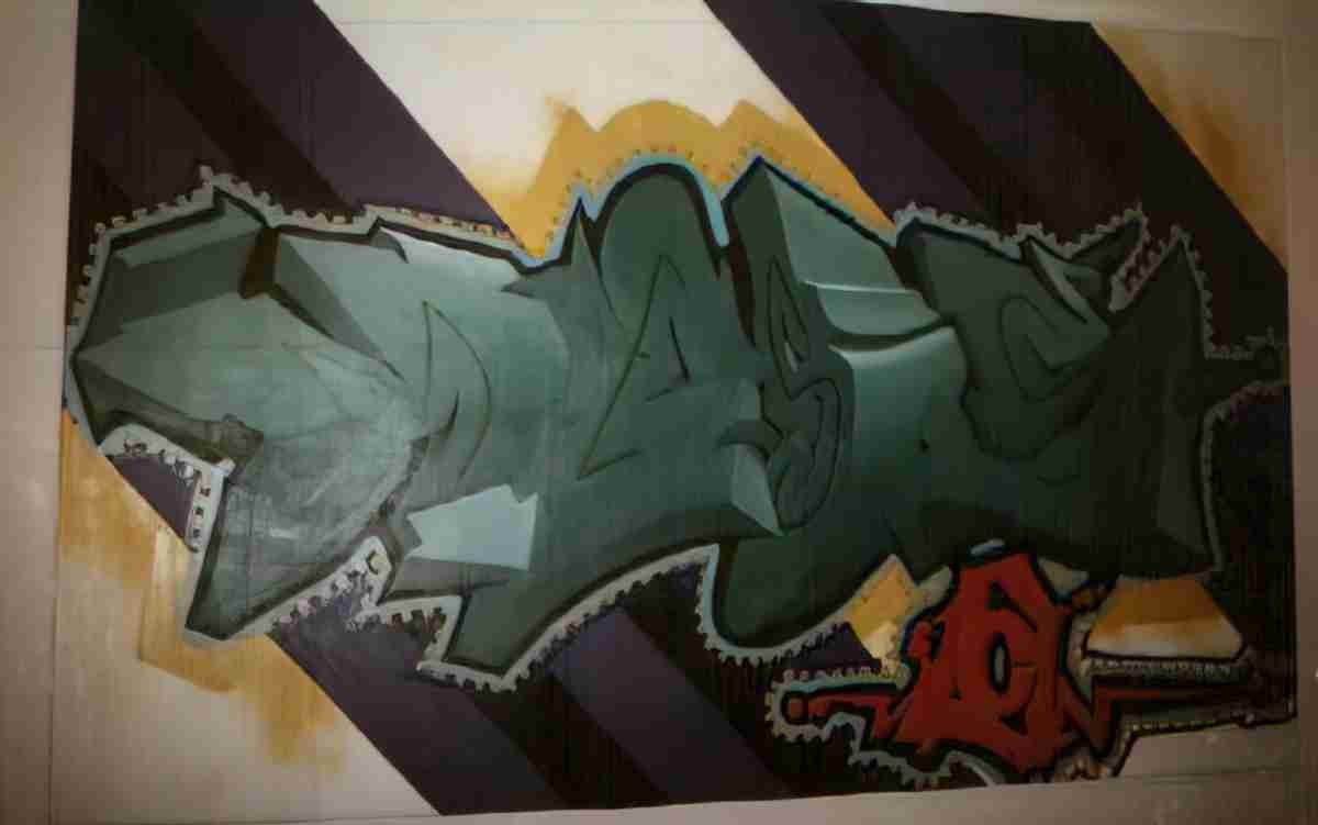 Street Art 1934 1912 GRAFFITI A4 Photo Print