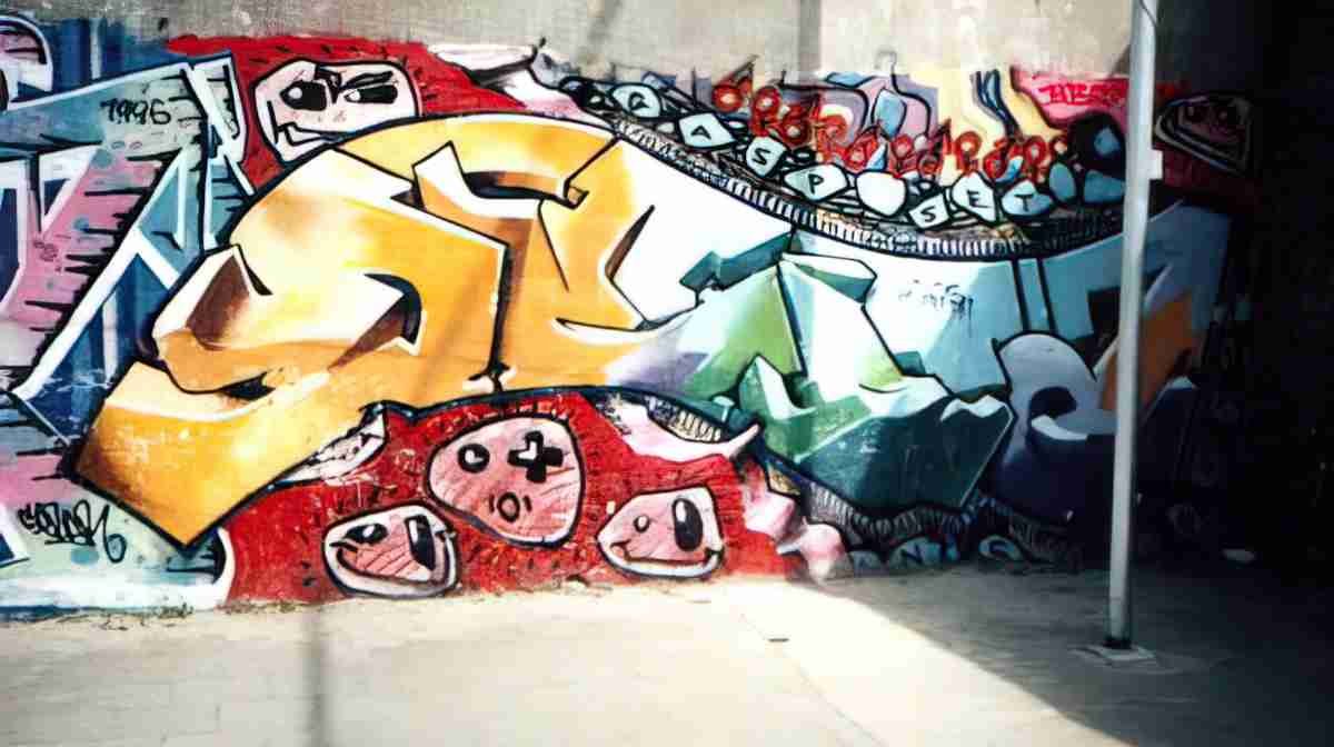 Street Art 1937 1915 GRAFFITI A4 Photo Print