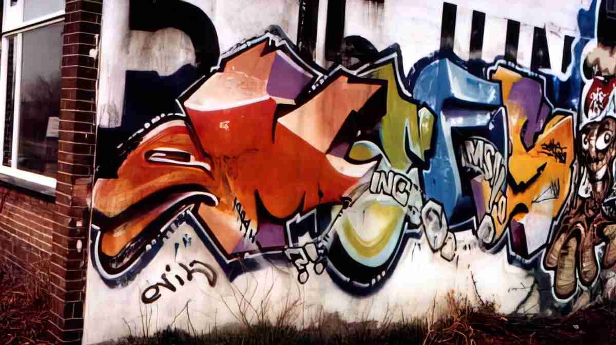 Street Art 1942 1920 GRAFFITI A4 Photo Print