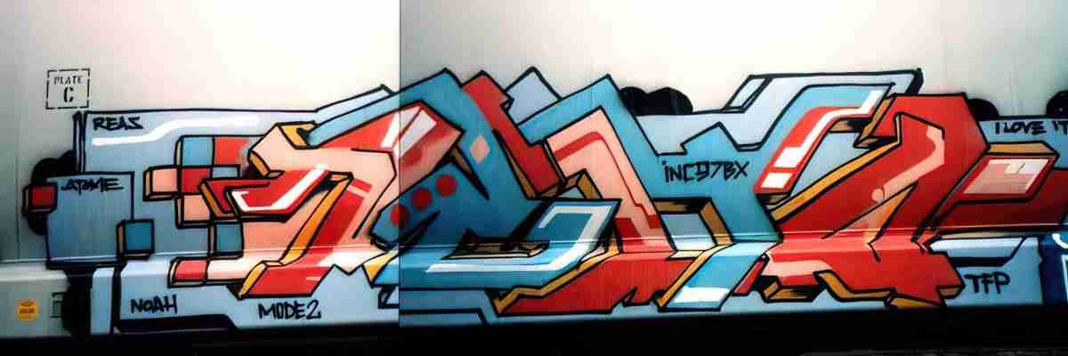 Street Art 1954 1932 GRAFFITI A4 Photo Print