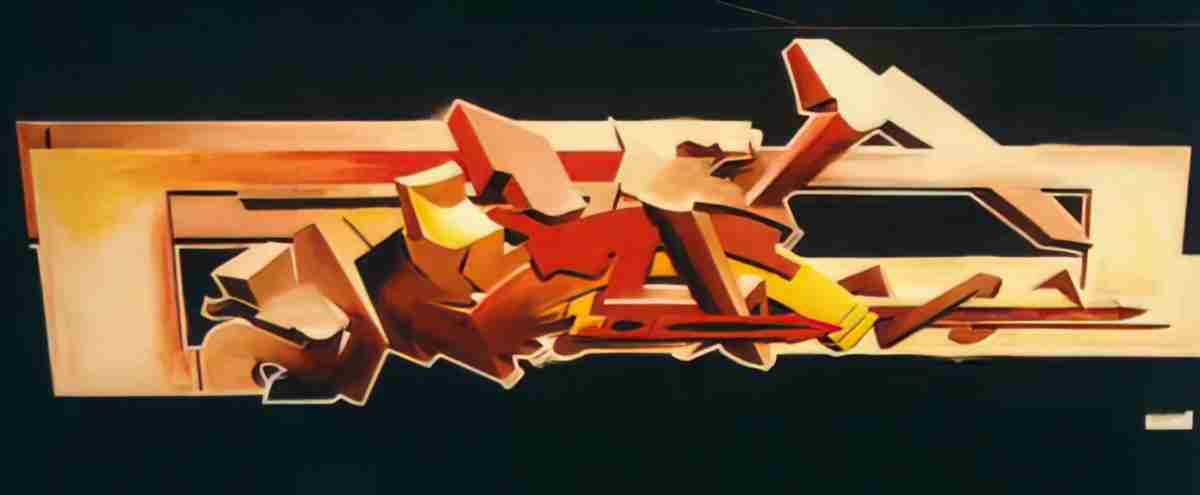 Street Art 1955 1933 GRAFFITI A4 Photo Print