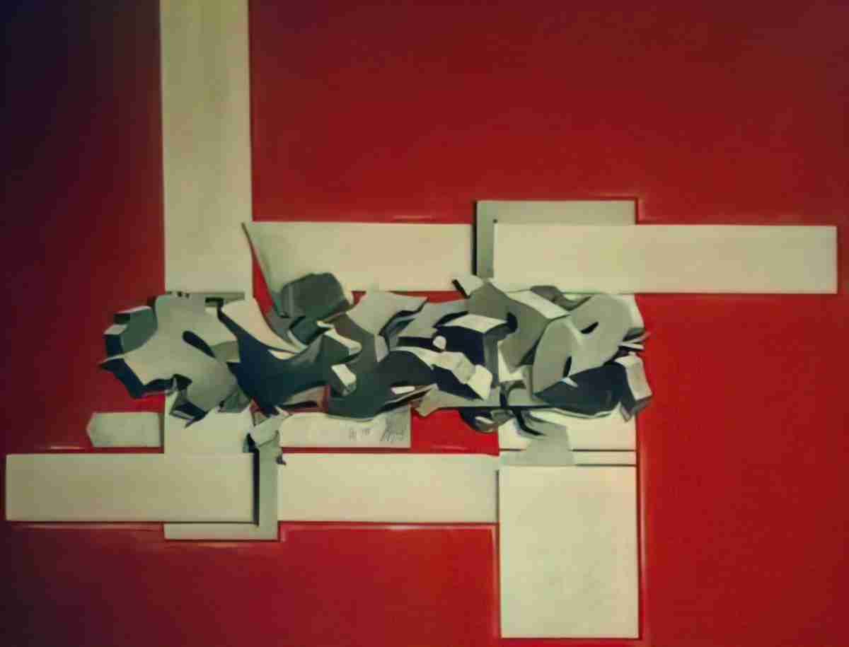Street Art 1957 1935 GRAFFITI A4 Photo Print