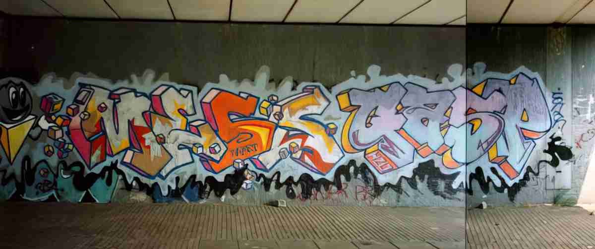 Street Art 1960 1938 GRAFFITI A4 Photo Print