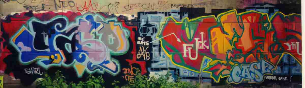 Street Art 1991 1969 GRAFFITI A4 Photo Print