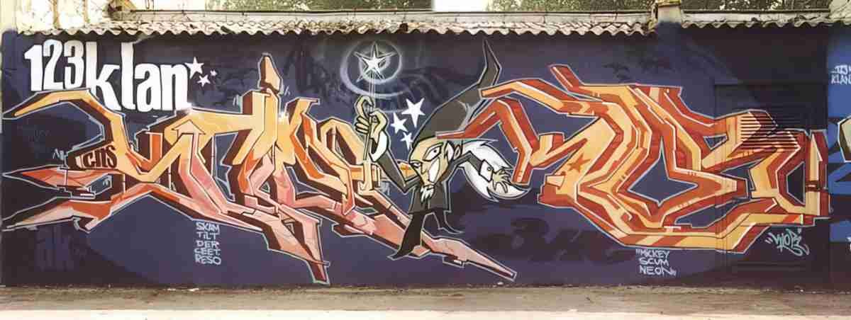 Street Art 2002 1980 GRAFFITI A4 Photo Print
