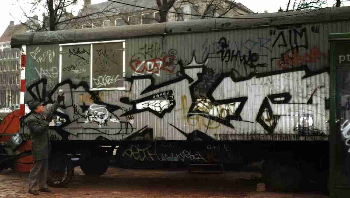 Street Art 2008 1986 GRAFFITI A4 Photo Print