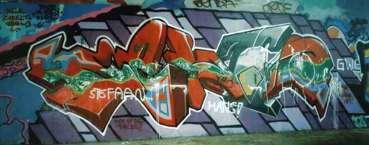 Street Art 2009 1987 GRAFFITI A4 Photo Print