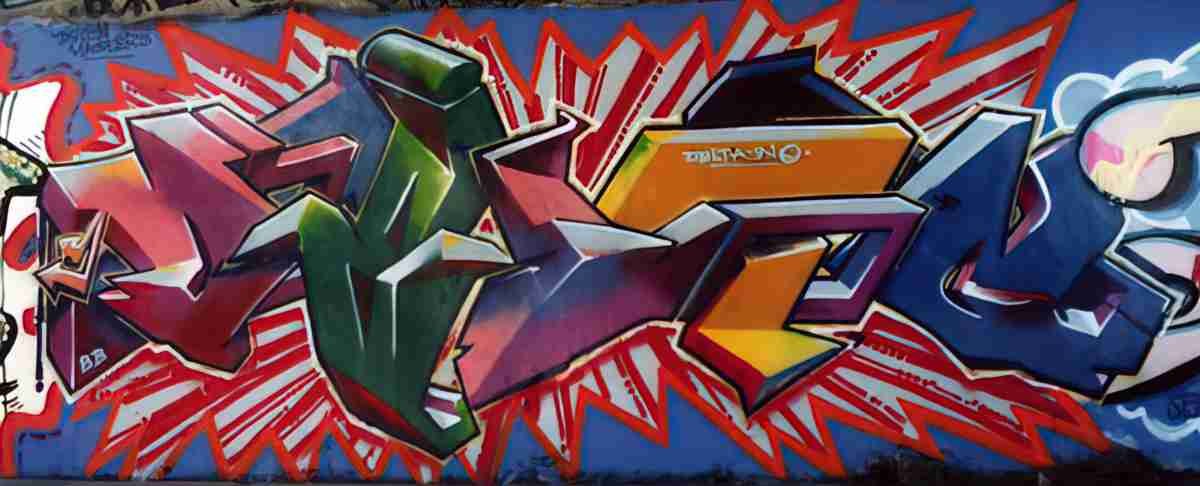 Street Art 2015 1993 GRAFFITI A4 Photo Print