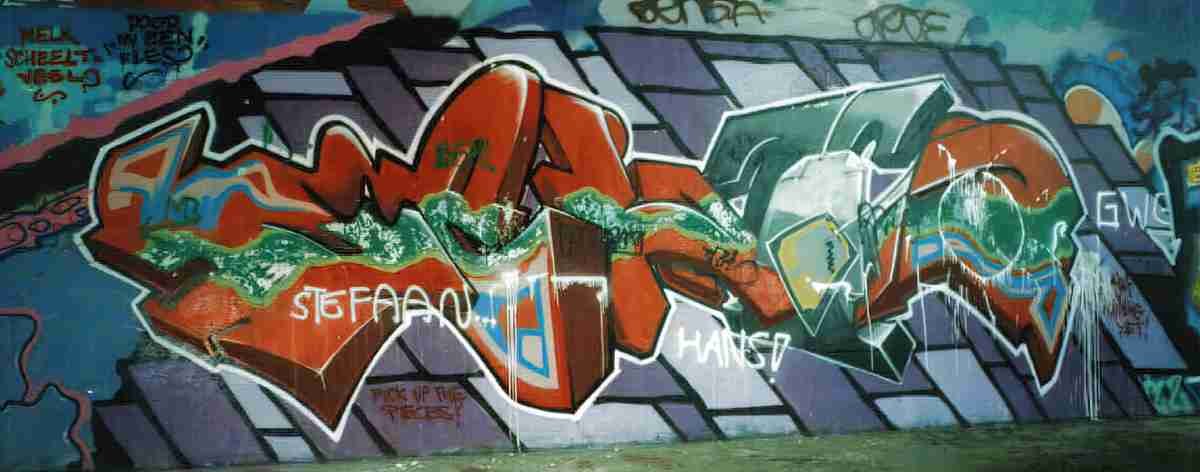 Street Art 2017 1995 GRAFFITI A4 Photo Print