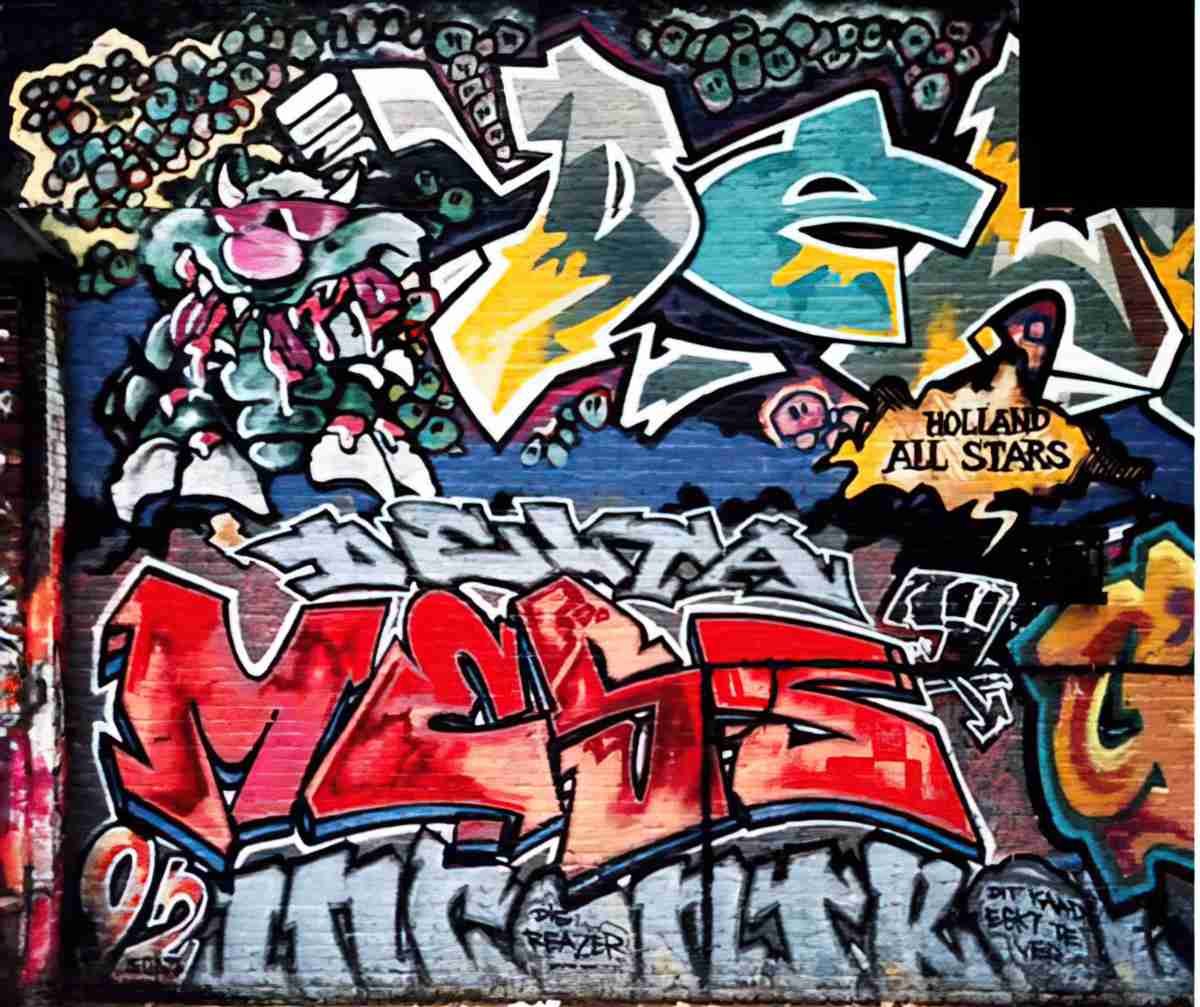 Street Art 2038 2016 GRAFFITI A4 Photo Print