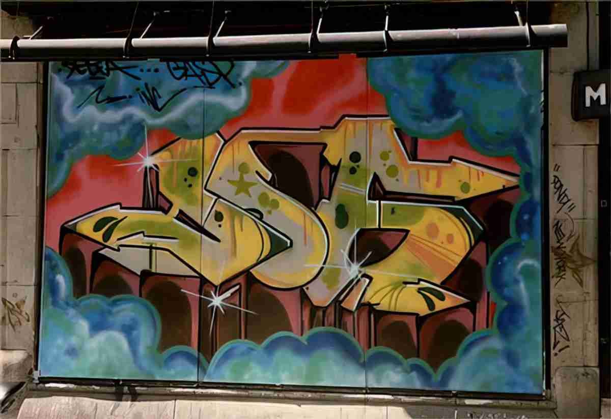 Street Art 2053 2032 GRAFFITI A4 Photo Print