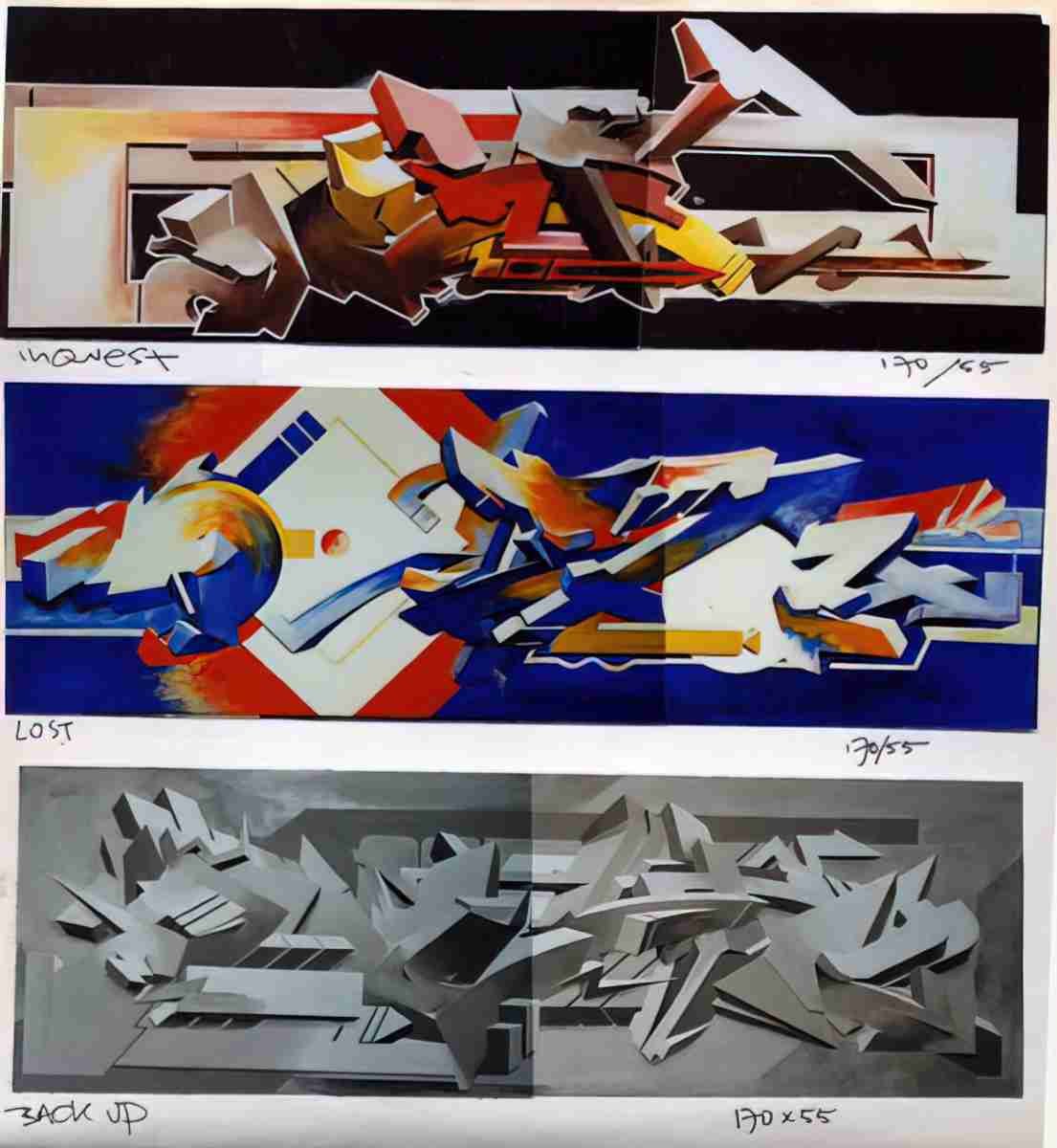 Street Art 2054 2033 GRAFFITI A4 Photo Print
