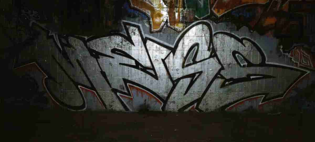 Street Art 2066 2045 GRAFFITI A4 Photo Print