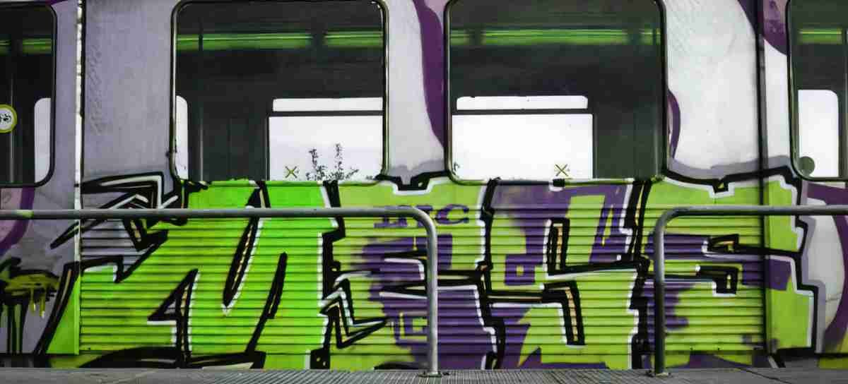 Street Art 2068 2047 GRAFFITI A4 Photo Print