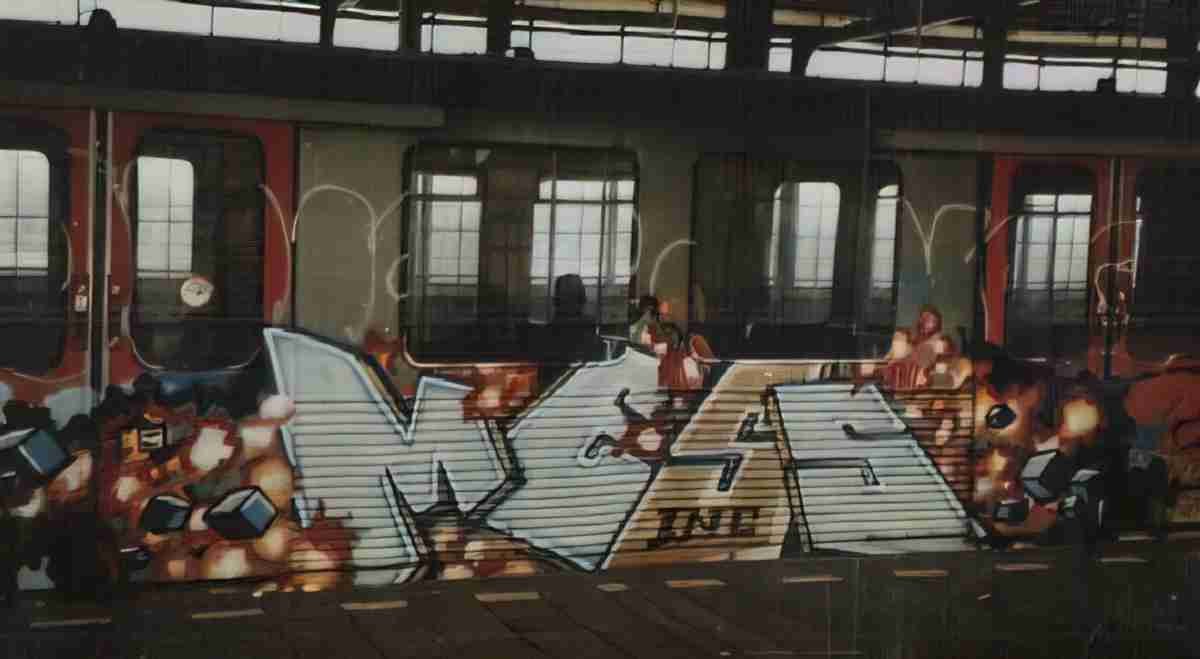 Street Art 2081 2060 GRAFFITI A4 Photo Print