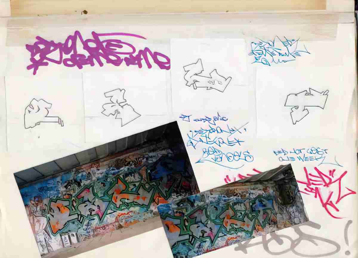 Street Art 2087 2066 GRAFFITI A4 Photo Print