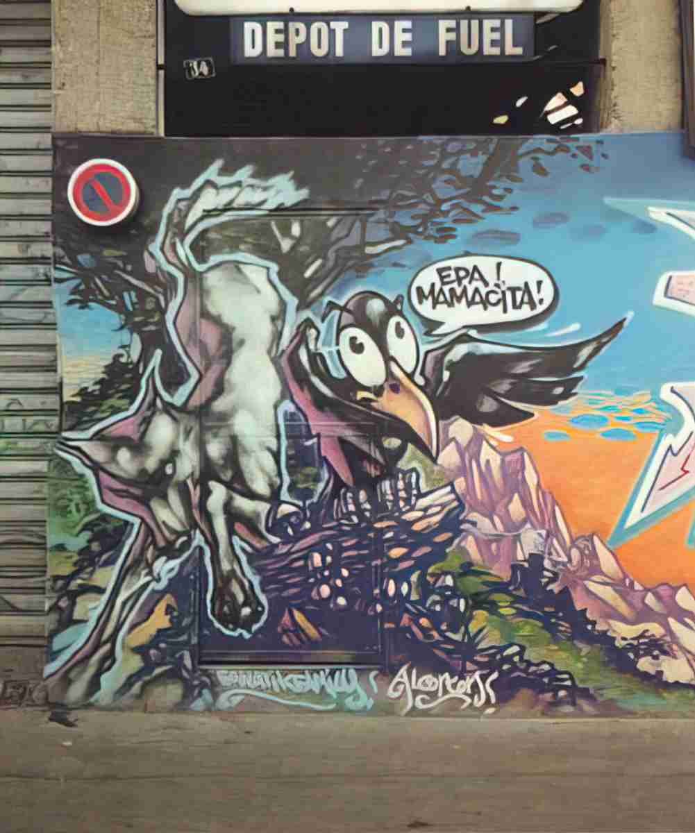 Street Art 2108 2087 GRAFFITI A4 Photo Print