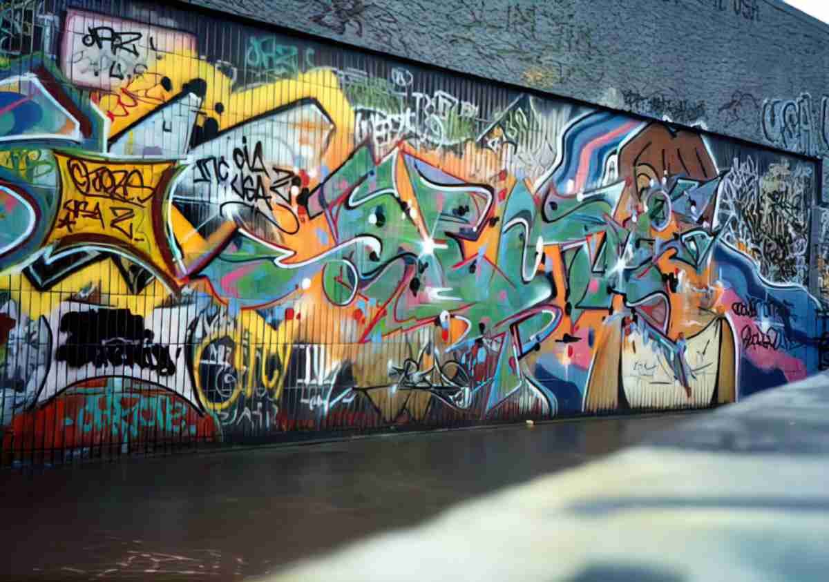 Street Art 2112 2091 GRAFFITI A4 Photo Print