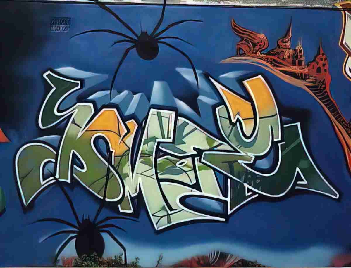 Street Art 2124 2103 GRAFFITI A4 Photo Print