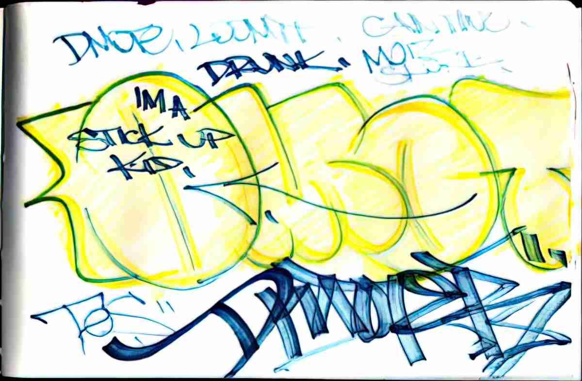 Street Art 2128 2107 GRAFFITI A4 Photo Print