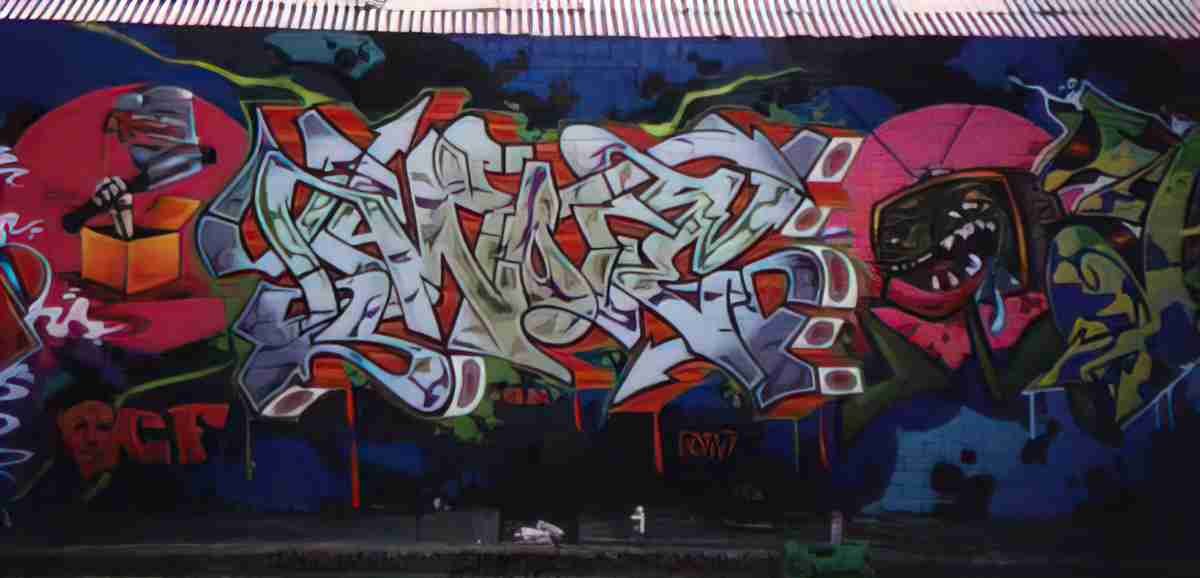 Street Art 2130 2109 GRAFFITI A4 Photo Print