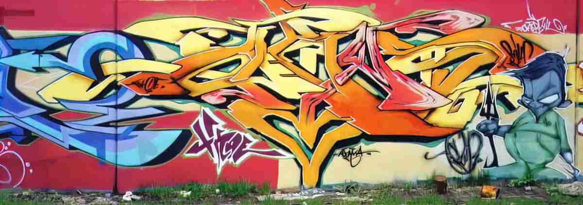 Street Art 2142 2121 GRAFFITI A4 Photo Print