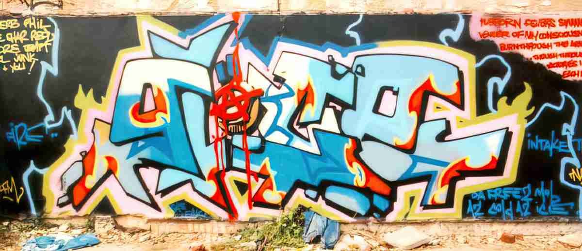 Street Art 2155 2134 GRAFFITI A4 Photo Print