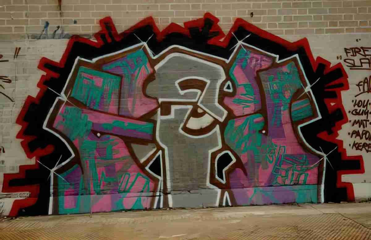 Street Art 2164 2143 GRAFFITI A4 Photo Print