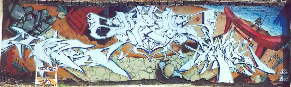 Street Art 2170 2149 GRAFFITI A4 Photo Print