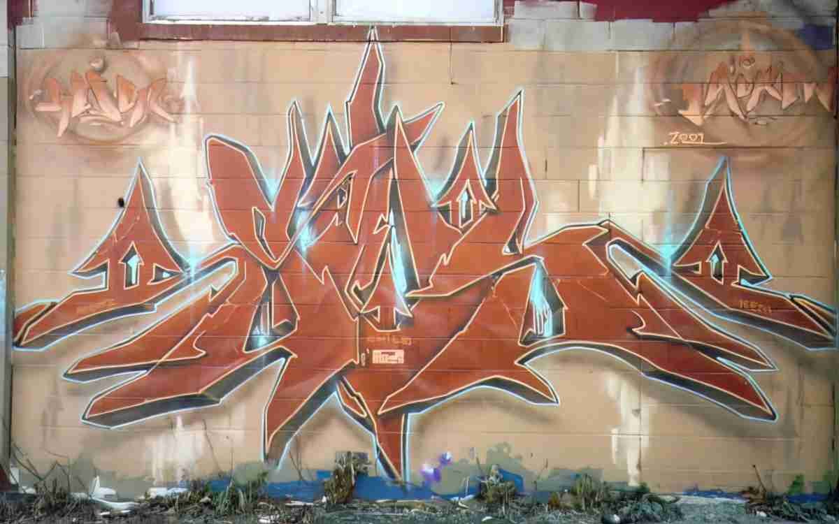 Street Art 2187 2166 GRAFFITI A4 Photo Print