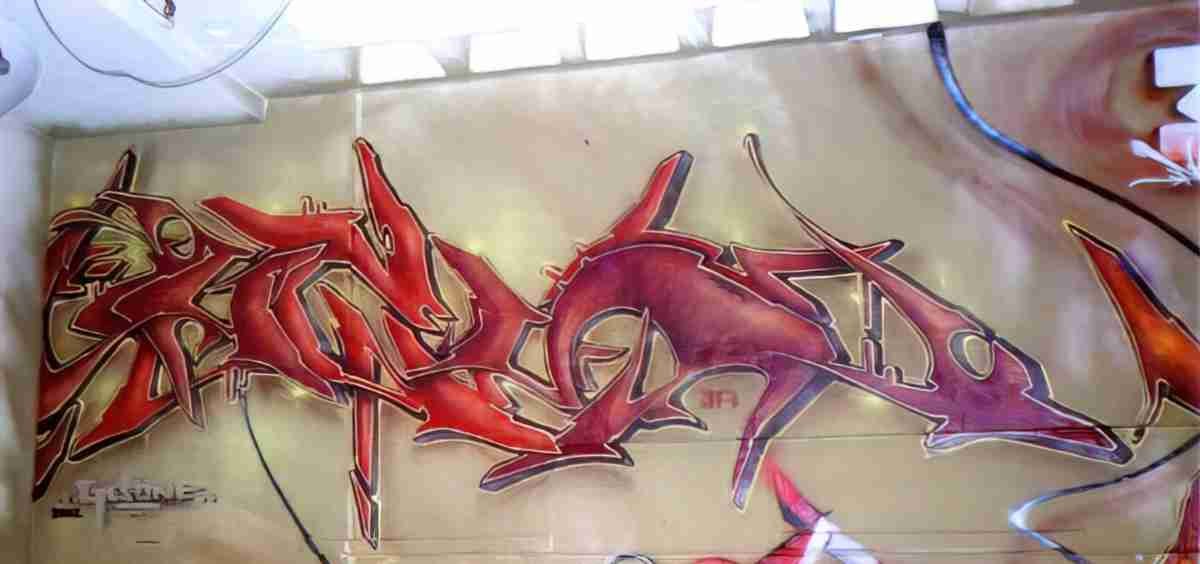 Street Art 2193 2172 GRAFFITI A4 Photo Print