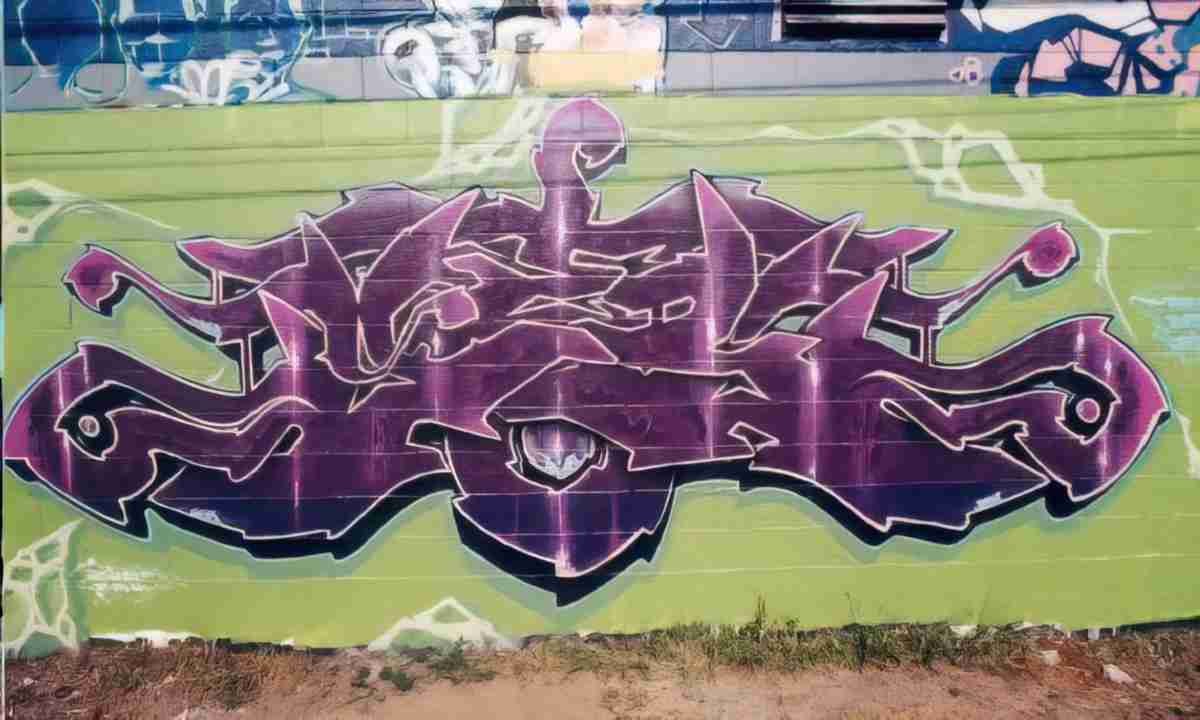 Street Art 2196 2175 GRAFFITI A4 Photo Print