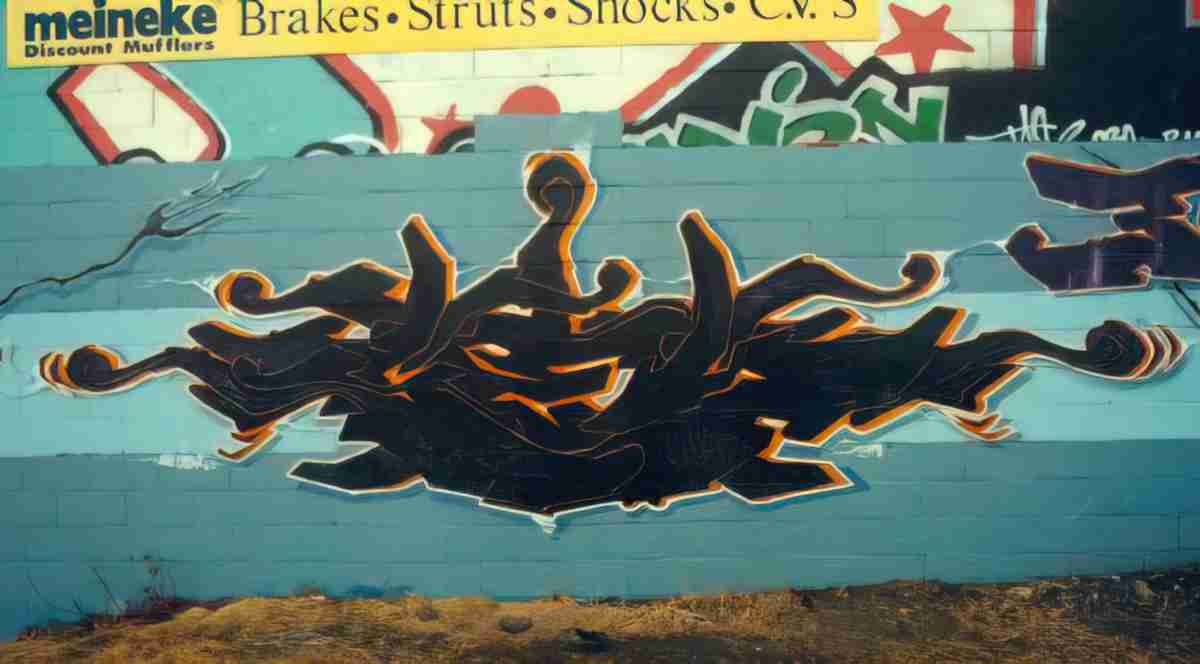 Street Art 2197 2176 GRAFFITI A4 Photo Print