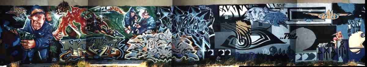 Street Art 2244 2224 GRAFFITI A4 Photo Print