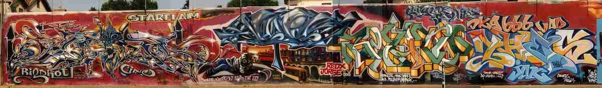 Street Art 2247 2227 GRAFFITI A4 Photo Print