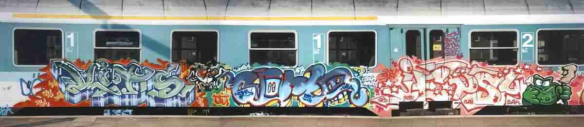 Street Art 2251 2231 GRAFFITI A4 Photo Print