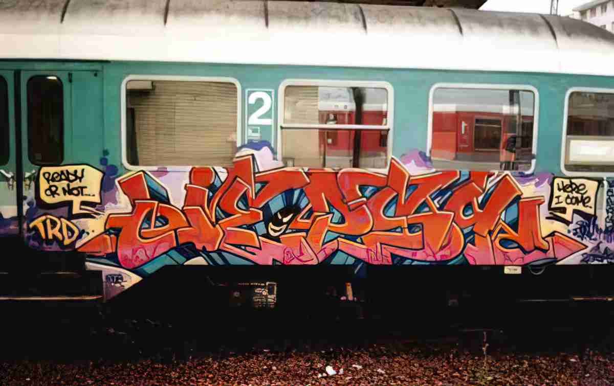 Street Art 2254 2234 GRAFFITI A4 Photo Print
