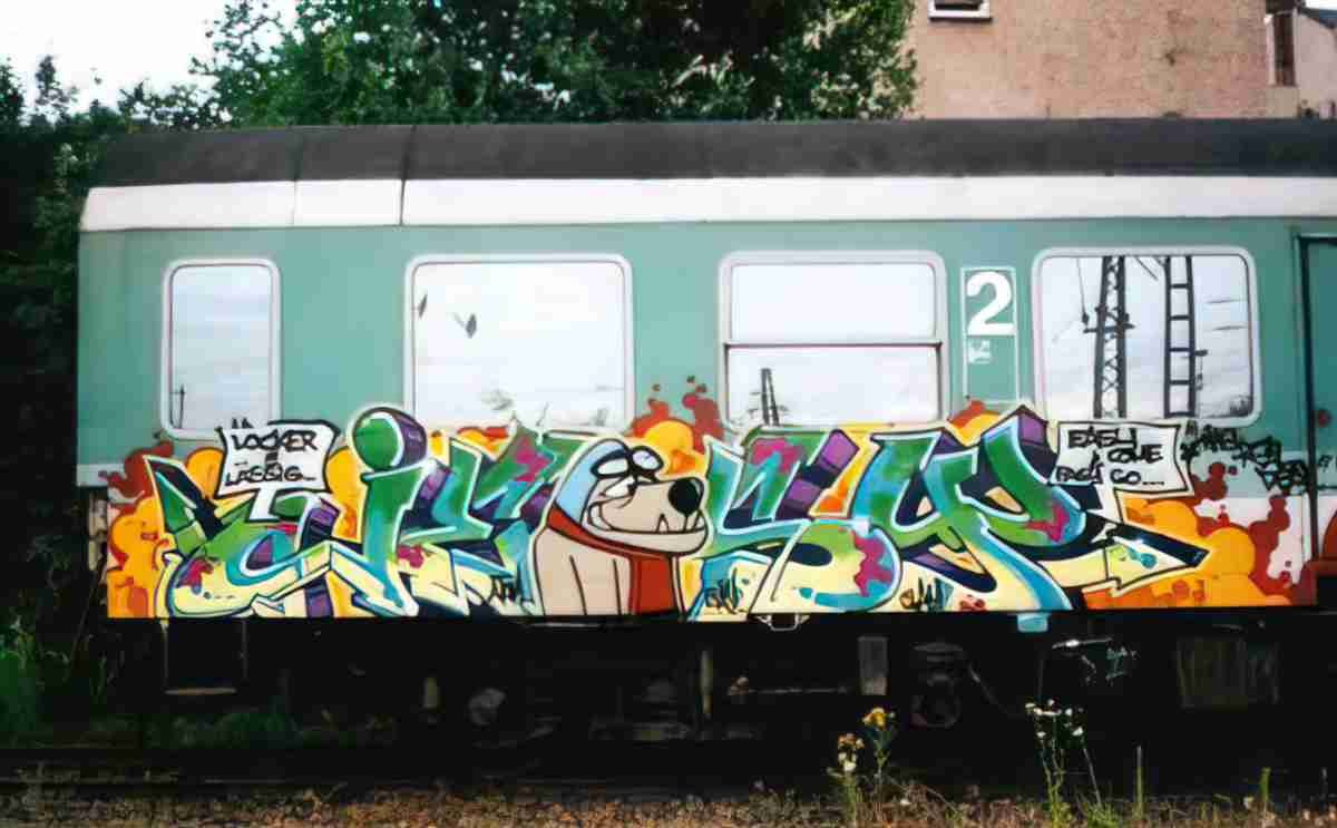 Street Art 2255 2235 GRAFFITI A4 Photo Print