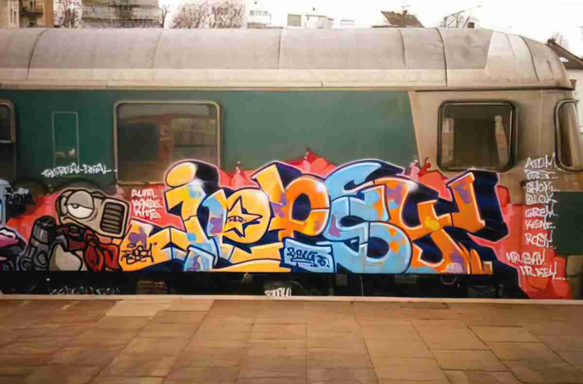 Street Art 2258 2238 GRAFFITI A4 Photo Print