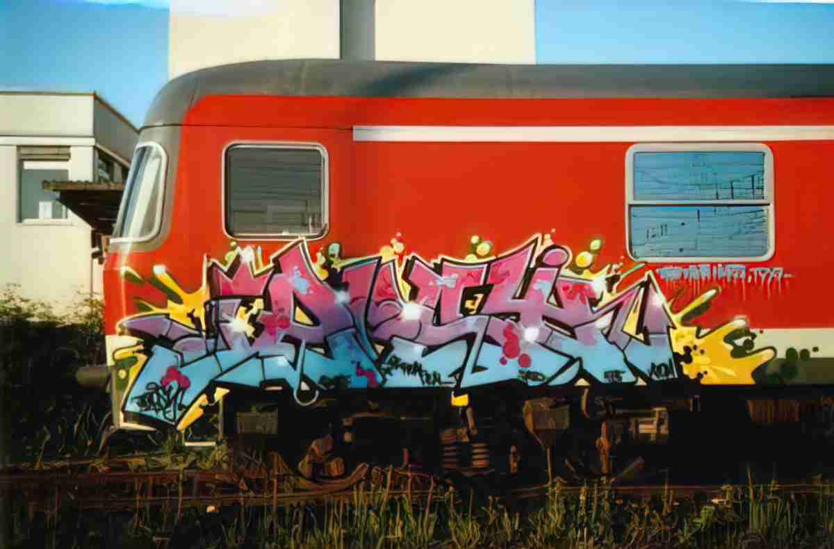 Street Art 2260 2240 GRAFFITI A4 Photo Print