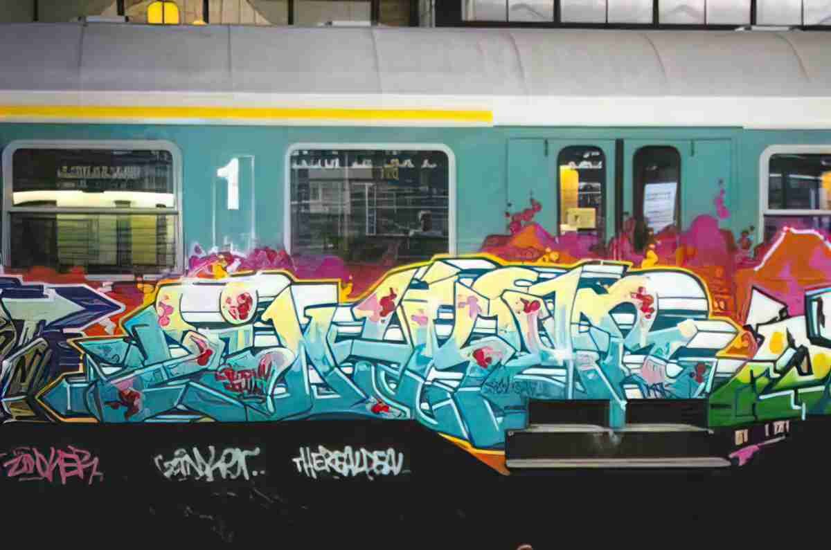Street Art 2262 2242 GRAFFITI A4 Photo Print