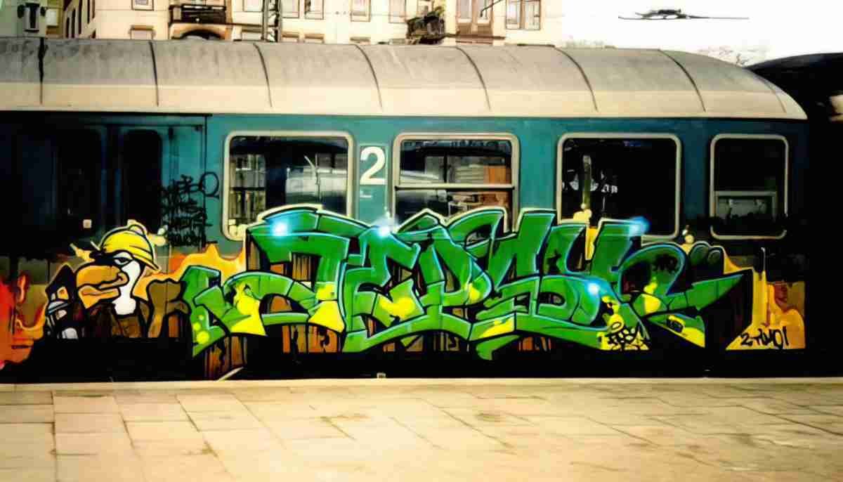 Street Art 2266 2246 GRAFFITI A4 Photo Print