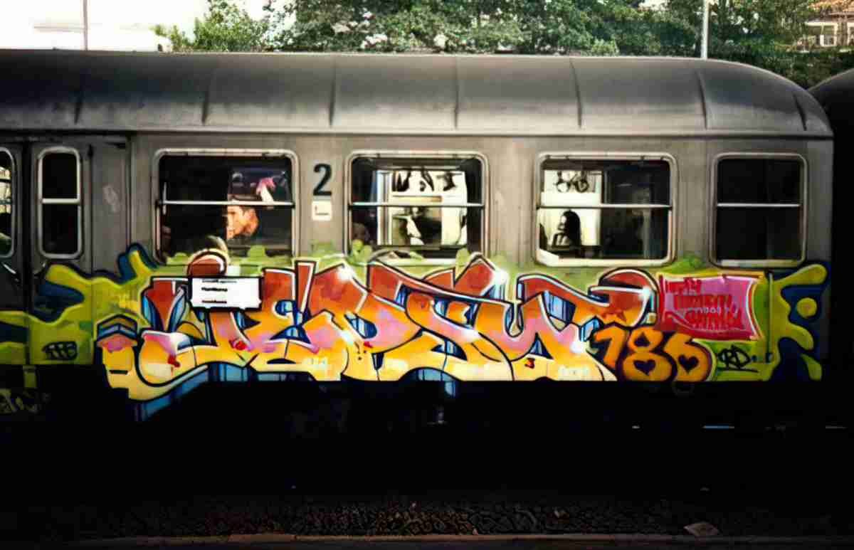 Street Art 2270 2250 GRAFFITI A4 Photo Print