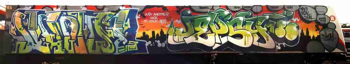 Street Art 2274 2254 GRAFFITI A4 Photo Print
