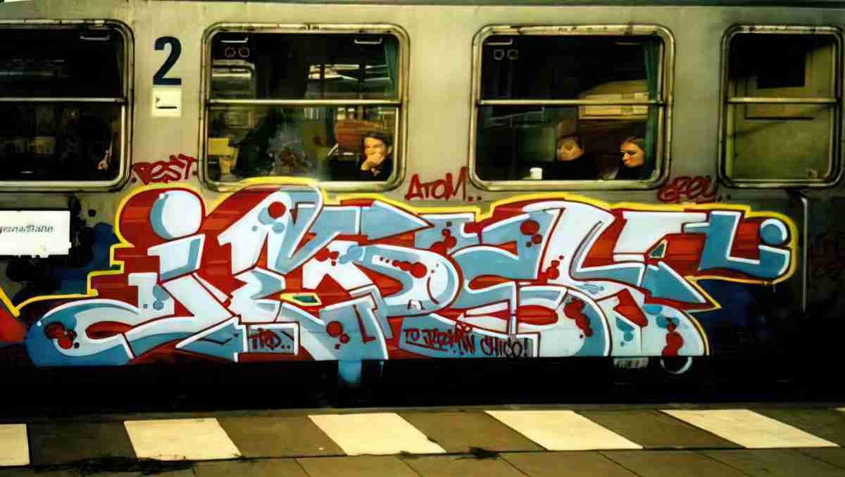Street Art 2277 2257 GRAFFITI A4 Photo Print