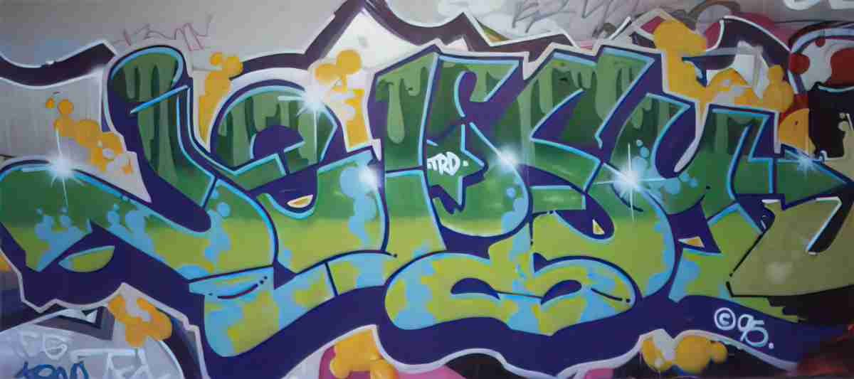 Street Art 2282 2262 GRAFFITI A4 Photo Print