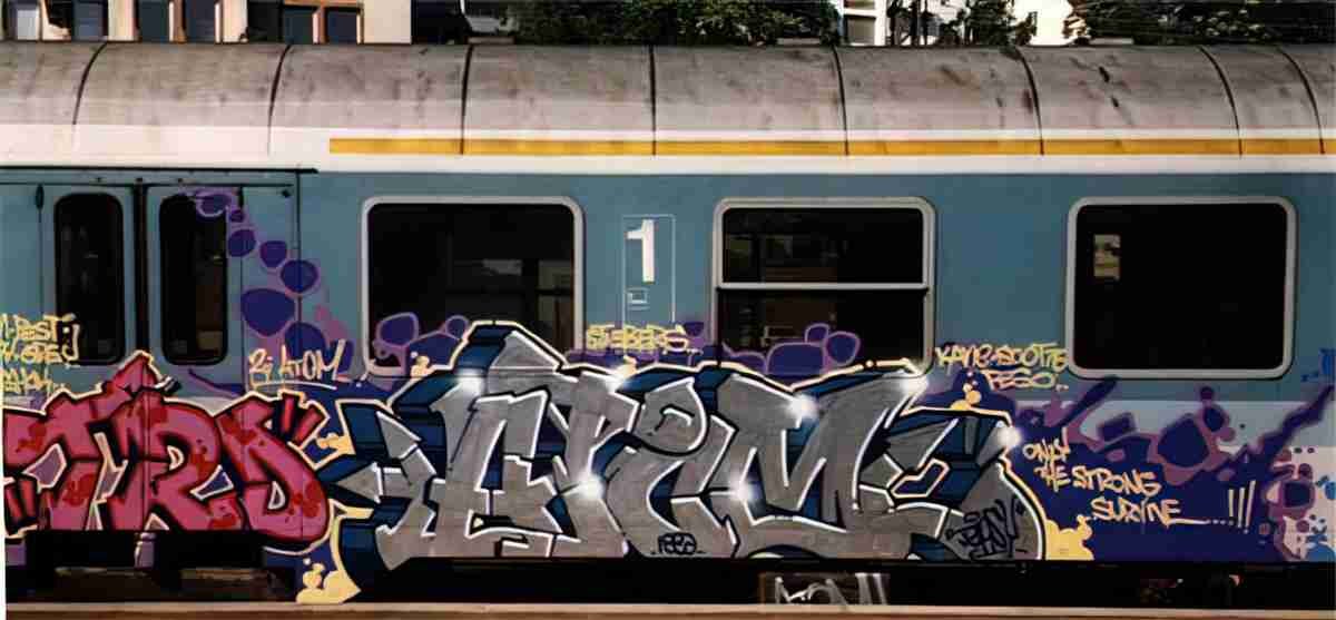 Street Art 2284 2264 GRAFFITI A4 Photo Print