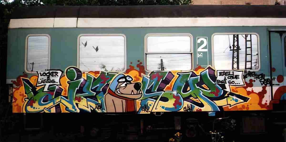 Street Art 2286 2266 GRAFFITI A4 Photo Print