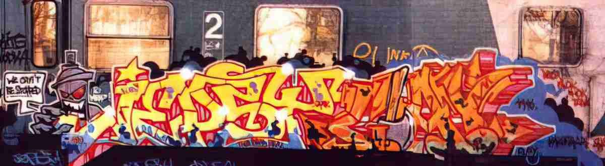 Street Art 2308 2288 GRAFFITI A4 Photo Print