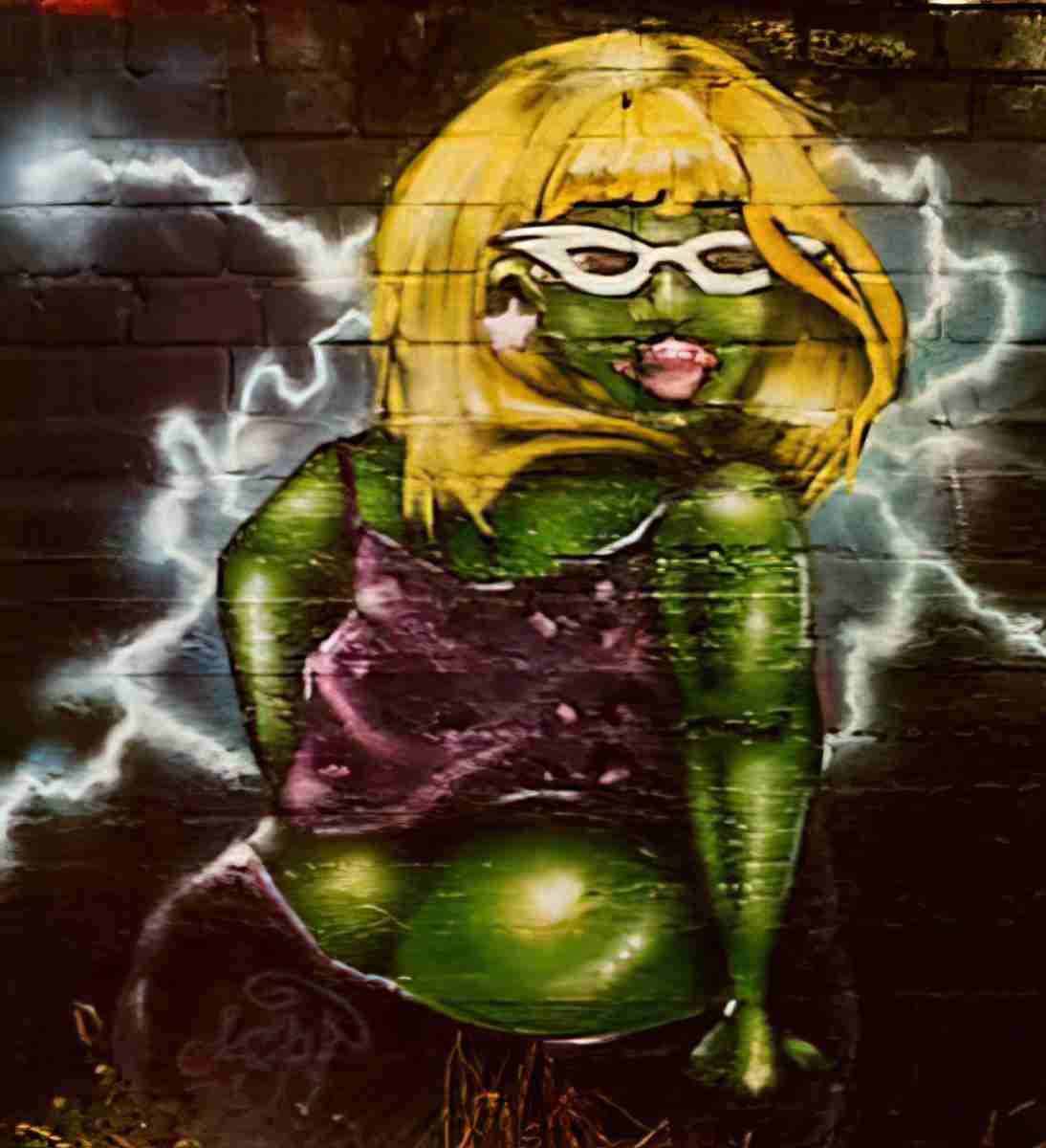 Street Art 2341 2321 GRAFFITI A4 Photo Print